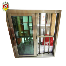 Botswana modern house decoration aluminium frame sliding window with anti-theft grill